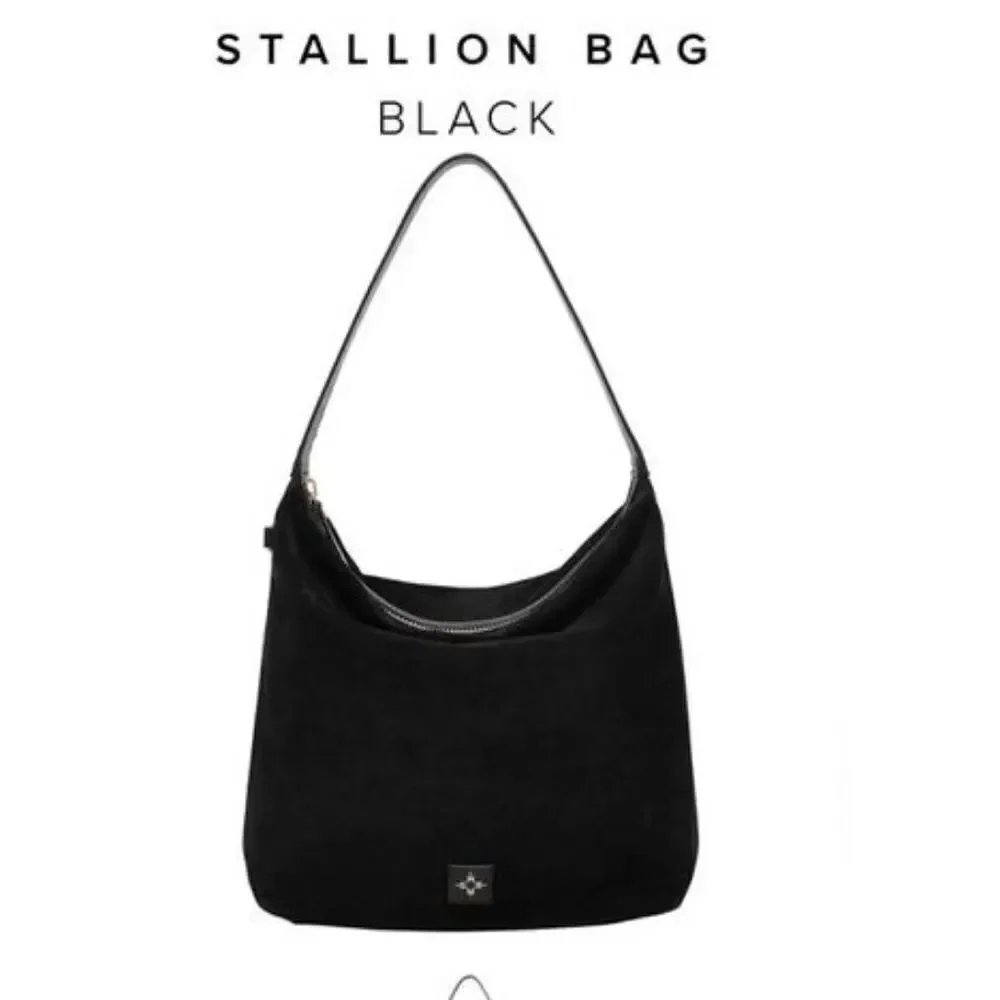 India Hicks Stallion Bag - Suede